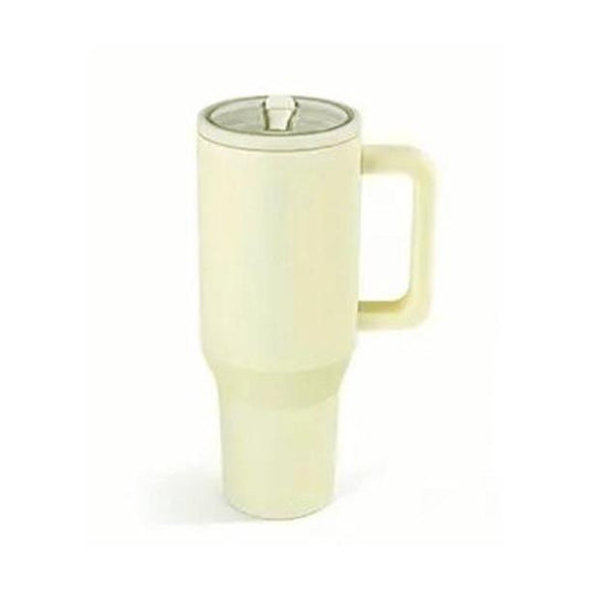 40Oz Solid Color Powder-Coated Tumblers with Leak-Proof Lid & Reusable Straw Double Wall Vacuum Insulated Travel Mugs Bpa-Free & Safe