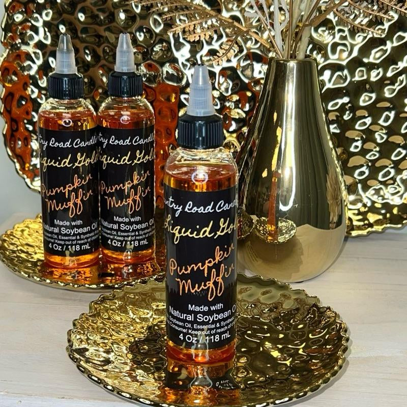 4Oz Fall Liquid Gold Wax Warmer Oil