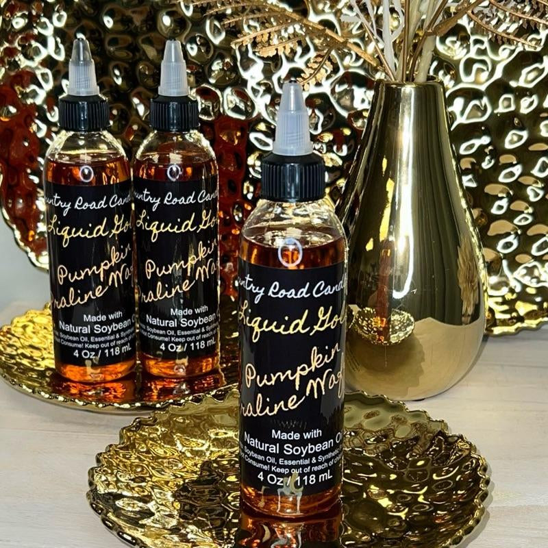 4Oz Fall Liquid Gold Wax Warmer Oil