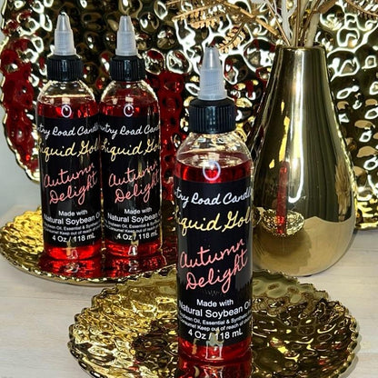 4Oz Fall Liquid Gold Wax Warmer Oil