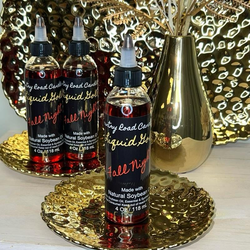 4Oz Fall Liquid Gold Wax Warmer Oil