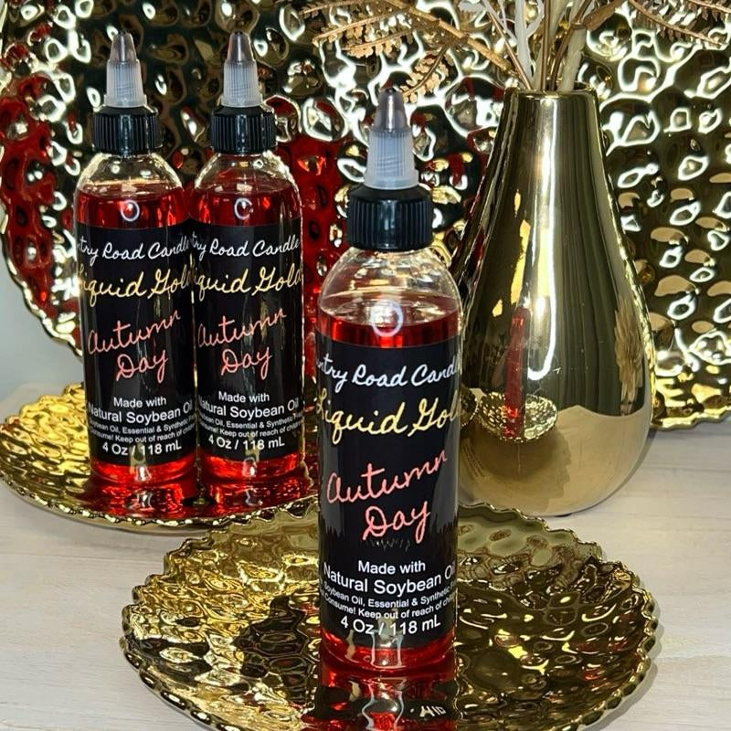 4Oz Fall Liquid Gold Wax Warmer Oil