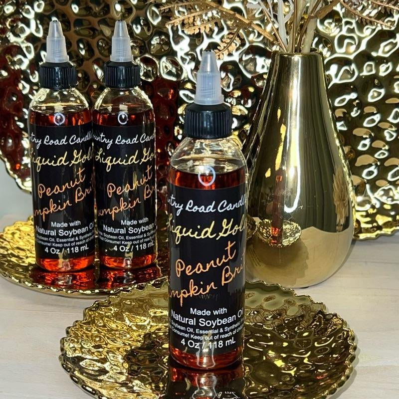 4Oz Fall Liquid Gold Wax Warmer Oil