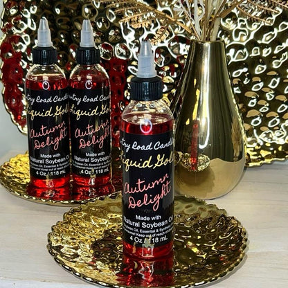 4Oz Fall Liquid Gold Wax Warmer Oil
